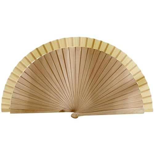 Rdxanc Spanischer Holz-Faltfächer, einfarbig, modern, klassisch, Vintage, Handfächer für Tanz, Perfornamnces Party Rdxanc Spanischer Holz-Faltfächer, einfarbig, modern, klassisch, Vintage, Handfächer für Tanz, Perfornamnces Party von Rdxanc
