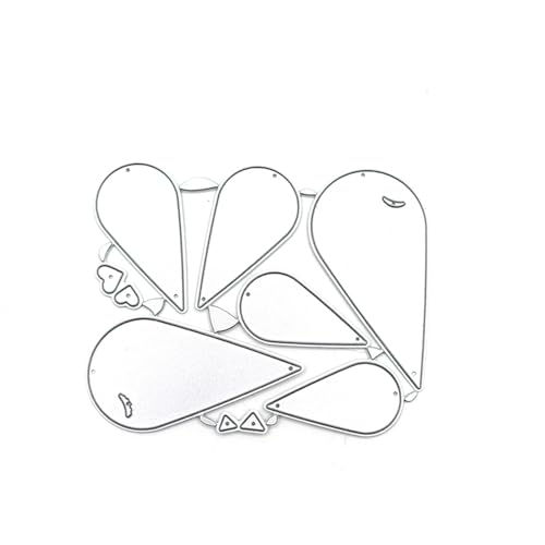 Rdxanc Stanzschablone "Happy Stanzform" für Grußkarten, Scrapbooking, Alben, Dekorationen, Metall-Stanzformen von Rdxanc