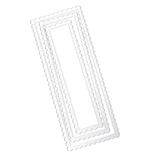 Rdxanc Stanzschablonen aus Karbonstahl, dekorative Prägepapier-Stanzform für Kartenherstellung, Scrapbooking, Lesezeichen von Rdxanc