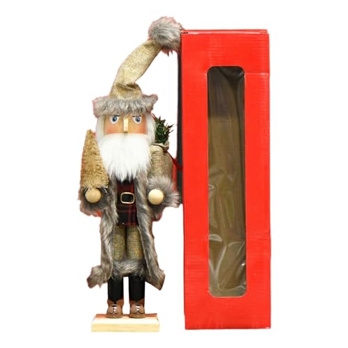 Rdxanc Weihnachtliche Nussknacker, Soldat, Handarbeit, Puppe, traditionelles Holz, Feiertags-Nussknacker-Figur, Desktop-Ornament Rdxanc Weihnachtliche Nussknacker, Soldat, Handarbeit, Puppe, traditionelles Holz, Feiertags-Nussknacker-Figur, Desktop-Ornament von Rdxanc