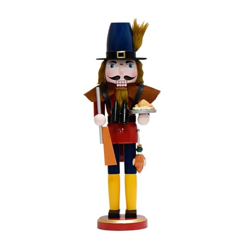 Rdxanc Weihnachtliche Nussknacker-Figur, Soldat, Jäger, Puppe, traditionelles Holz, Feiertags-Nussknacker-Figur, Schreibtisch-Ornament, Dekorationen Rdxanc Weihnachtliche Nussknacker-Figur, Soldat, Jäger, Puppe, traditionelles Holz, Feiertags-Nussknacker-Figur, Schreibtisch-Ornament, Dekorationen von Rdxanc