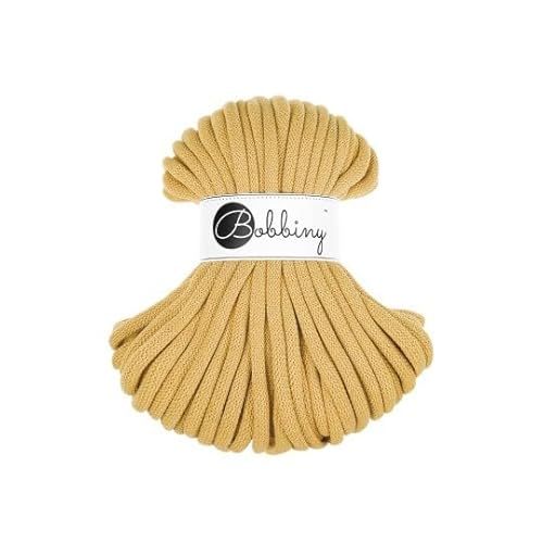 Flechtkordel Jumbo - 9mm - Baumwollkordel Baumwollgarn Garn Kordel Makramee Schnur Kordelband Natur Baumwolle DIY-Basteln 30m - Honey Flechtkordel Jumbo - 9mm - Baumwollkordel Baumwollgarn Garn Kordel Makramee Schnur Kordelband Natur Baumwolle DIY-Basteln 30m - Honey von ReWu