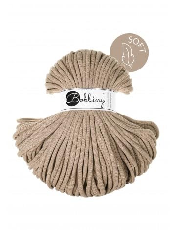 Flechtkordel Jumbo Soft - 8mm - Baumwollkordel Baumwollgarn Garn Kordel Makramee Schnur Kordelband Natur Baumwolle 100m - Sand Flechtkordel Jumbo Soft - 8mm - Baumwollkordel Baumwollgarn Garn Kordel Makramee Schnur Kordelband Natur Baumwolle 100m - Sand von ReWu