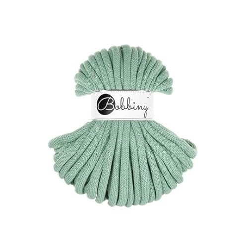 Flechtkordel Jumbo - 9mm - Baumwollkordel Baumwollgarn Garn Kordel Makramee Schnur Kordelband Natur Baumwolle DIY-Basteln 30m - Aloe Flechtkordel Jumbo - 9mm - Baumwollkordel Baumwollgarn Garn Kordel Makramee Schnur Kordelband Natur Baumwolle DIY-Basteln 30m - Aloe von ReWu