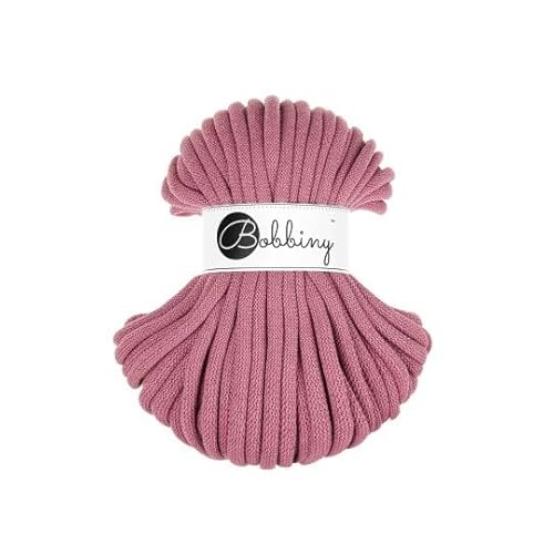 Flechtkordel Jumbo - 9mm - Baumwollkordel Baumwollgarn Garn Kordel Makramee Schnur Kordelband Natur Baumwolle DIY-Basteln 30m - Blossom Flechtkordel Jumbo - 9mm - Baumwollkordel Baumwollgarn Garn Kordel Makramee Schnur Kordelband Natur Baumwolle DIY-Basteln 30m - Blossom von ReWu