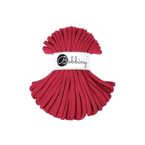 Flechtkordel Jumbo - 9mm - Baumwollkordel Baumwollgarn Garn Kordel Makramee Schnur Kordelband Natur Baumwolle DIY-Basteln 30m - Classic Red Flechtkordel Jumbo - 9mm - Baumwollkordel Baumwollgarn Garn Kordel Makramee Schnur Kordelband Natur Baumwolle DIY-Basteln 30m - Classic Red von ReWu