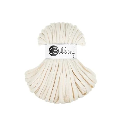 Flechtkordel Jumbo - 9mm - Baumwollkordel Baumwollgarn Garn Kordel Makramee Schnur Kordelband Natur Baumwolle DIY-Basteln 30m - Natural Flechtkordel Jumbo - 9mm - Baumwollkordel Baumwollgarn Garn Kordel Makramee Schnur Kordelband Natur Baumwolle DIY-Basteln 30m - Natural von ReWu