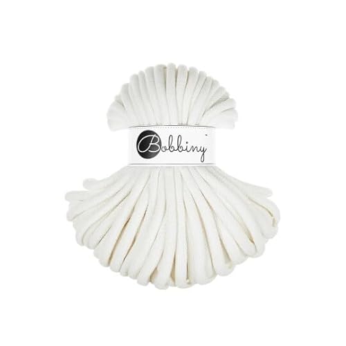Flechtkordel Jumbo - 9mm - Baumwollkordel Baumwollgarn Garn Kordel Makramee Schnur Kordelband Natur Baumwolle DIY-Basteln 30m - Off White Flechtkordel Jumbo - 9mm - Baumwollkordel Baumwollgarn Garn Kordel Makramee Schnur Kordelband Natur Baumwolle DIY-Basteln 30m - Off White von ReWu