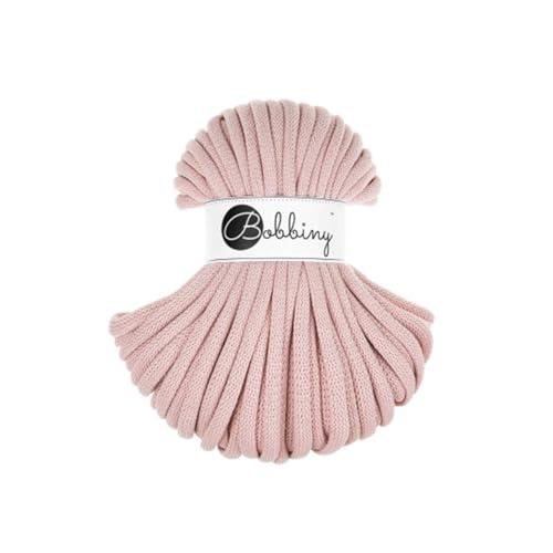 Flechtkordel Jumbo - 9mm - Baumwollkordel Baumwollgarn Garn Kordel Makramee Schnur Kordelband Natur Baumwolle DIY-Basteln 30m - Pastel Pink Flechtkordel Jumbo - 9mm - Baumwollkordel Baumwollgarn Garn Kordel Makramee Schnur Kordelband Natur Baumwolle DIY-Basteln 30m - Pastel Pink von ReWu
