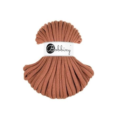 Flechtkordel Jumbo - 9mm - Baumwollkordel Baumwollgarn Garn Kordel Makramee Schnur Kordelband Natur Baumwolle DIY-Basteln 30m - Terracotta Flechtkordel Jumbo - 9mm - Baumwollkordel Baumwollgarn Garn Kordel Makramee Schnur Kordelband Natur Baumwolle DIY-Basteln 30m - Terracotta von ReWu