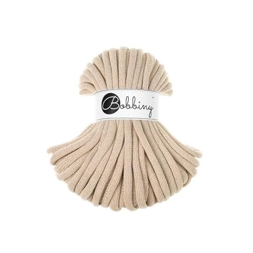 Flechtkordel Jumbo - 9mm - Baumwollkordel Baumwollgarn Garn Kordel Makramee Schnur Kordelband Natur Baumwolle DIY-Basteln 30m - Warm Beige Flechtkordel Jumbo - 9mm - Baumwollkordel Baumwollgarn Garn Kordel Makramee Schnur Kordelband Natur Baumwolle DIY-Basteln 30m - Warm Beige von ReWu