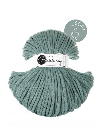 Flechtkordel Jumbo Soft - 8mm - Baumwollkordel Baumwollgarn Garn Kordel Makramee Schnur Kordelband Natur Baumwolle 100m - Laurel Flechtkordel Jumbo Soft - 8mm - Baumwollkordel Baumwollgarn Garn Kordel Makramee Schnur Kordelband Natur Baumwolle 100m - Laurel von ReWu