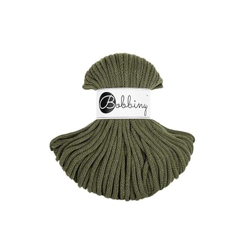 Premium Baumwoll-Flechtschnur - 5mm x 50m - Vielseitige Makramee-Kordel für Stricken, Weben, DIY-Basteln und Heimdekoration - Hochwertige Bunte Bastelschnur - Avocado Premium Baumwoll-Flechtschnur - 5mm x 50m - Vielseitige Makramee-Kordel für Stricken, Weben, DIY-Basteln und Heimdekoration - Hochwertige Bunte Bastelschnur - Avocado von ReWu