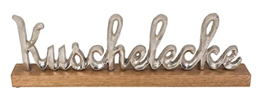 ReWu Kuschelecke Schriftzug aus Metall auf Mangoholz Deko Aufsteller für Kinderzimmer ReWu Kuschelecke Schriftzug aus Metall auf Mangoholz Deko Aufsteller für Kinderzimmer von ReWu