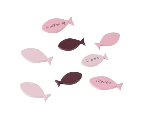 Streudeko Fische aus Holz Rosa Rot - Tischdekoration Taufe Hochzeit Komformation Kommunion DIY-Dekoration Geschenkverzierung Glaube Liebe Hoffnung Deko-Idee 8-Stück Streudeko Fische aus Holz Rosa Rot - Tischdekoration Taufe Hochzeit Komformation Kommunion DIY-Dekoration Geschenkverzierung Glaube Liebe Hoffnung Deko-Idee 8-Stück von ReWu