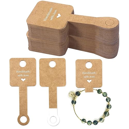 ReaJoys Ohrring Display Karten 100 Stück Kraftpapier Schmuck Halsketten Display Karten Selbstklebenden Kartenhalter für Schmuck Ohrringe ReaJoys Ohrring Display Karten 100 Stück Kraftpapier Schmuck Halsketten Display Karten Selbstklebenden Kartenhalter für Schmuck Ohrringe von ReaJoys