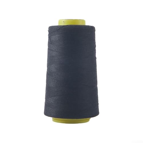40/2 Gauge Polyestergarn, 3000 Meter zum Nähen und für Strickprojekte (1 Schwarz) von ReachMall
