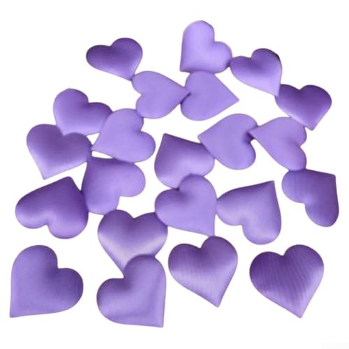 Decorative Touch 200 Stück weiche Seiden-Herzblüten für Hochzeiten, Partys und besondere Anlässe (lila) von ReachMall