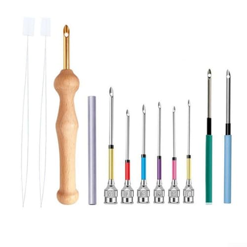 Gestalten Sie Ihre Fantasie mit unserem Sticknadel-Set mit Holzgriff (Set 3) von ReachMall
