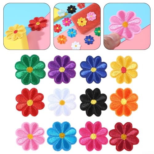 Gestickter Blumenaufnäher, 10 Stück, nahtlose Applikation für personalisierten Stil auf Kleidung und Accessoires (grünes Gras) von ReachMall