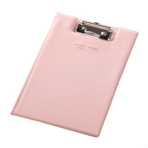 Klemmbrettmappe im A4-Format mit Design, ausgestattet mit Stifthalter und Loch zum Aufhängen (Rosa) von ReachMall