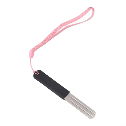 Mehrzweck-Fischhakenschärfer, Schlüsselanhänger zum Angeln, Camping und für Outdoor-Erkundungen mit Metallmaterial (schwarz) von ReachMall