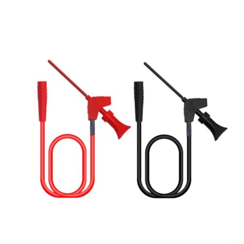ReachMall Testkabel, Multimeter-Testhaken-Clip, Mini-IC-Haken-Testclip, Mini-IC-Haken-Testclip mit Leitungen zu 2 mm Loch-Buchse ReachMall Testkabel, Multimeter-Testhaken-Clip, Mini-IC-Haken-Testclip, Mini-IC-Haken-Testclip mit Leitungen zu 2 mm Loch-Buchse von ReachMall
