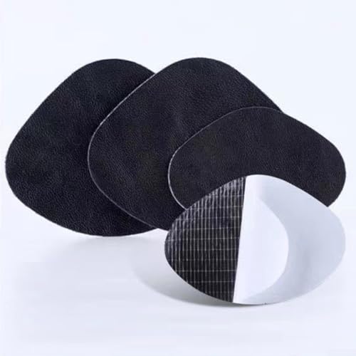 Schuhflicken-Reparaturaufkleber für Turnschuhe mit Fersenschutz und Einlegesohlen, um Verschleiß zu verhindern und den Komfort zu verbessern (B Schwarz) von ReachMall