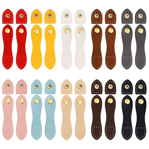 Realand 20 Sets Leder-Druckknöpfe für Geldbörsenverschluss, 10 Farben, Schnappverschluss, Schnallen, Geldbörsenverschlüsse für Geldbörse, Tasche, Handtasche, Notizbuch, Tragetasche, Münzbörse, Zubehör Realand 20 Sets Leder-Druckknöpfe für Geldbörsenverschluss, 10 Farben, Schnappverschluss, Schnallen, Geldbörsenverschlüsse für Geldbörse, Tasche, Handtasche, Notizbuch, Tragetasche, Münzbörse, Zubehör von Realand