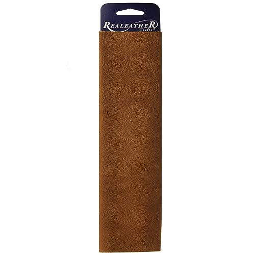 Realeather Crafts SS0811-2001, Veloursleder, Schwarz, 3-4oz von Realeather Crafts