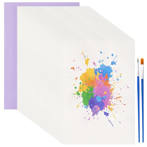 Realjoy 50 Blätter Aquarellpapier A4 200g/㎡, Weiß Aquarell Papier A4, Aquarellblock Watercolor Paper für Studenten, Anfänger, Aquarell und Skizzen(29.7x21cm) von Realjoy