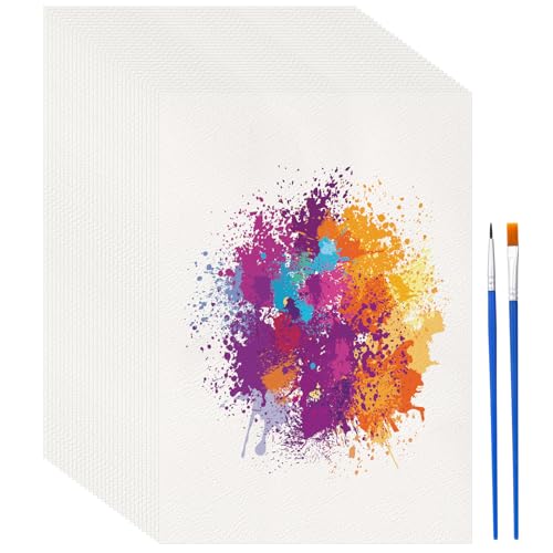 Realjoy Aquarellpapier A4, 24 Blätter Aquarell Papier A4 300g/㎡, Weiß Aquarellblock Watercolor Paper für Studenten, Anfänger, Aquarell und Skizzen(29.7x21cm) von Realjoy