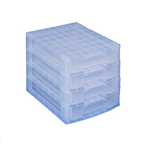 REALLY USEFUL BOX Desktop Organiser 4x5 Liter - 400 x 310 x 310mm - transparent von Really Useful Box