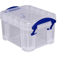 Really Useful Box Aufbewahrungsbox 0,14 l transparent 9,0 x 6,5 x 5,5 cm von Really Useful Box