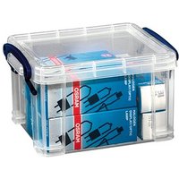 Really Useful Box Aufbewahrungsbox 1,6 l transparent 19,5 x 13,5 x 11,0 cm von Really Useful Box