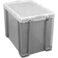 Really Useful Box Aufbewahrungsbox 19,0 l transparent, grau 39,5 x 25,5 x 29,0 cm von Really Useful Box