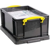 Really Useful Box Aufbewahrungsbox 9,0 l schwarz, gelb 39,5 x 25,5 x 15,5 cm, 1 St. von Really Useful Box