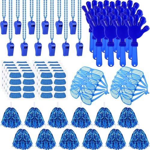 Realspring 148 Stück Schulgeist-Artikel, Teamgeist Wochenzubehör, inklusive Handklammern, Cheerleader-Pfeifen, Pompons, Auslöser, Brille Realspring 148 Stück Schulgeist-Artikel, Teamgeist Wochenzubehör, inklusive Handklammern, Cheerleader-Pfeifen, Pompons, Auslöser, Brille von Realspring
