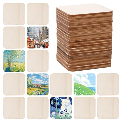 Rebanky 150 Stück Holzplatte Quadratisch Holzscheiben 5 cm Quadrat Unvollendete Holzplatte zum Basteln Quadratische Holzplatten 5x5 cm mit Schleifblock für Bildhauerei, Malerei, Dekoration Rebanky 150 Stück Holzplatte Quadratisch Holzscheiben 5 cm Quadrat Unvollendete Holzplatte zum Basteln Quadratische Holzplatten 5x5 cm mit Schleifblock für Bildhauerei, Malerei, Dekoration von Rebanky