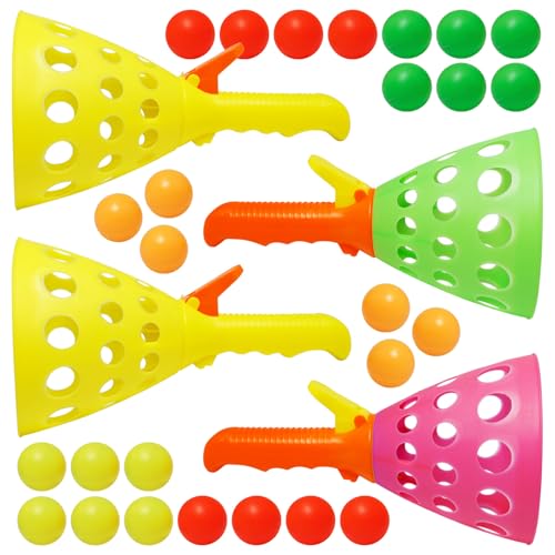 Rebanky 4 Stück Fangbecher Ballspiel, Fangballspiel Fangbecher mit 26 Bällen Catch Launcher-Körben Fangbecher Spiel Kinder für Wiesen, Sandstrände, Zusammenkünfte, Partyspiele Rebanky 4 Stück Fangbecher Ballspiel, Fangballspiel Fangbecher mit 26 Bällen Catch Launcher-Körben Fangbecher Spiel Kinder für Wiesen, Sandstrände, Zusammenkünfte, Partyspiele von Rebanky