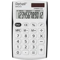 Rebell SHC312 BK Taschenrechner weiß/schwarz Rebell SHC312 BK Taschenrechner weiß/schwarz von Rebell