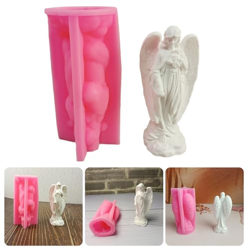 Geflügelte Mädchen Skulptur Silikonformen Für Epoxidharz Kerzenseife Herstellung Fondant Silikonformen Für Stammmädchen Mädchenform von Rebellious
