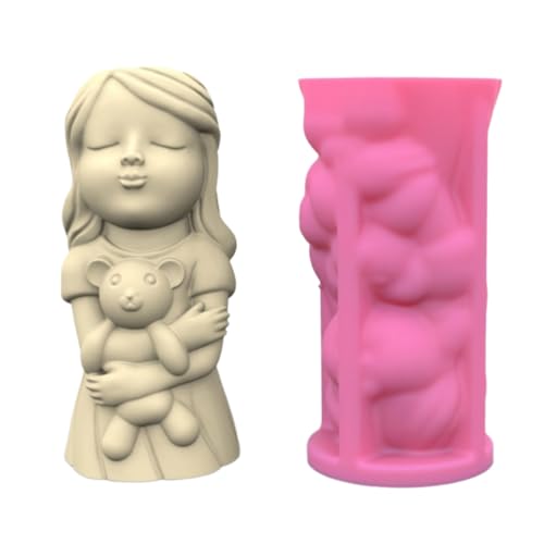 Rebellious 3D Blumentöpfe Form Silikon Betonform Bär Mädchen Form Silikon Vase Formen zum Basteln Beton Bleistifthalter Rebellious 3D Blumentöpfe Form Silikon Betonform Bär Mädchen Form Silikon Vase Formen zum Basteln Beton Bleistifthalter von Rebellious