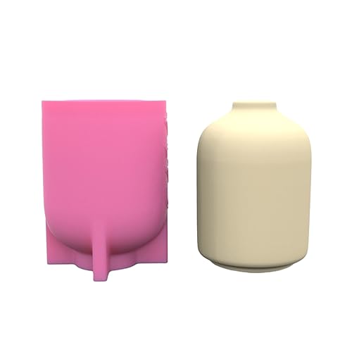Rebellious 3D Runde Gips Silikon Form Sukkulenten Beton Blumentopf Vase Gips Zement Ton Form Kerzenhalter Form von Rebellious