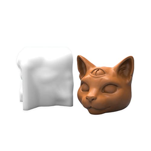 Rebellious Drei Augen für Katze Kerze Silikonform Manuelle Aromatherapie Gips Seife Epoxidharz Ornamente Produktionsbedarf Rebellious Drei Augen für Katze Kerze Silikonform Manuelle Aromatherapie Gips Seife Epoxidharz Ornamente Produktionsbedarf von Rebellious