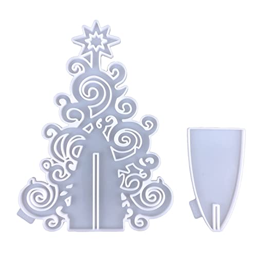 Rebellious Dreidimensionale Weihnachtsbaum-Kleberform, DIY-Weihnachtsdekoration, Desktop-Ornamente, Schmuck, Aufbewahrungsregal, Si von Rebellious