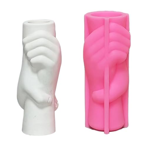 Rebellious Handheld Vase Silikon Form 3D Pflanzer Zement Gips Form Harz Blumentopf Form Sukkulente Blumentöpfe Dekore von Rebellious