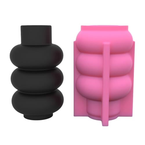 Rebellious Harzvase Silikonform Vase Harzgussform für Make-up Pinselhalter Blumenarrangement Vase Ornamentform von Rebellious