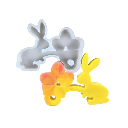 Rebellious Hasen und Eier Dekoration Bastelform Stilvolle Haseneier Home Display Ornament Form für Feiertagsfeiern von Rebellious