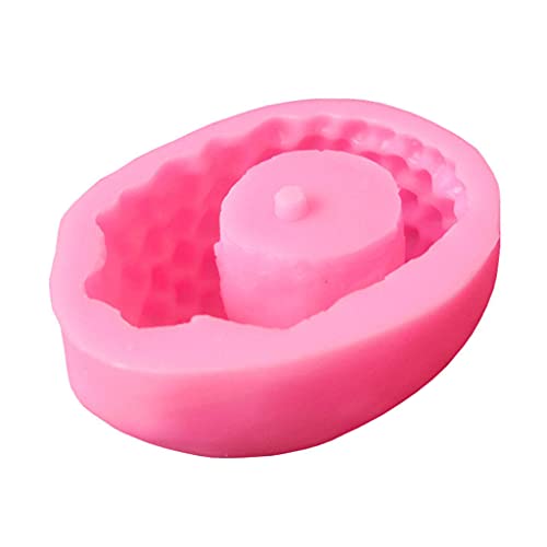 Rebellious Igel Blumentopf 3D Kerze Seife Form Kerze Epoxy Form Handgemachte Kerzen Wachs Seife Formen für Dekoration von Rebellious